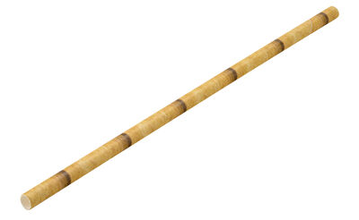 Paper Natural Bamboo Straw 8Inch (20cm) x250
