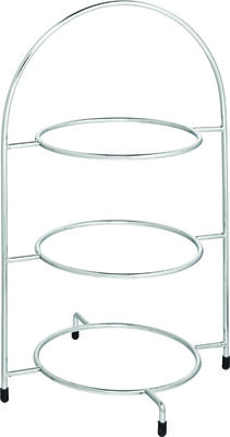 Cake/Plate Stand Chrome 3 Tier 16.5" (42cm)