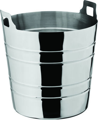 Ribbed Wine Bucket 8Inch (20cm) H: 7.5Inch (19cm)