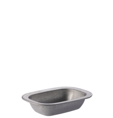 Vintage Steel Pie Dish 18 x 13.5cm