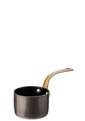 Black Vintage Steel Mini Sauce Pan 2.75Inch (7cm)