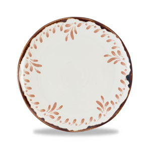 Dudson Harvest Mediterranean Terracotta  Organic Coupe Plate 9"