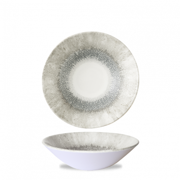 Churchill Super Vit Studio Prints Fusion Grey Evolve Deep Coupe Bowl 7 1/2Inch