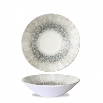 Churchill Super Vit Studio Prints Fusion Grey Evolve Deep Coupe Bowl 8 2/3Inch