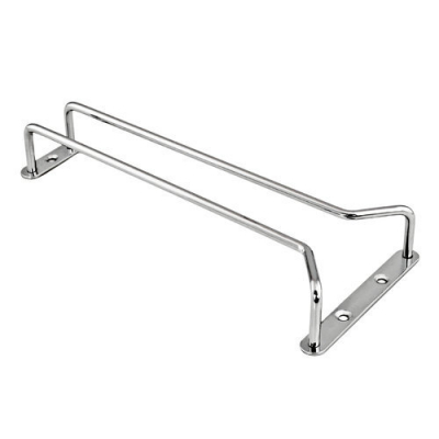 Glass Hanger Chrome 10Inch