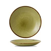Dudson Harvest Green  Deep Coupe Plate 11"
