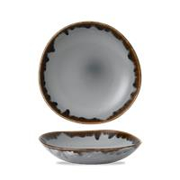 Dudson Harvest Grey  Organic Round Bowl 9 7/8Inch
