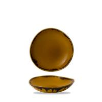 Dudson Harvest Mustard Round Bowl 9 7/8Inch
