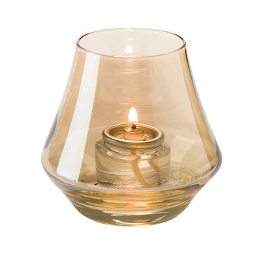 Chime Gold Lustre Glass Votive 7 x 8.9cm (2 3/4 x 3 1/2")
