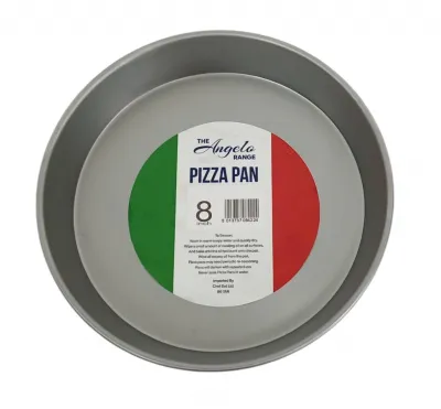 Pizza Pan Mild Steel 8x1.5Inch