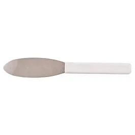 Foam Knife/Metal Spatula White Handle Large