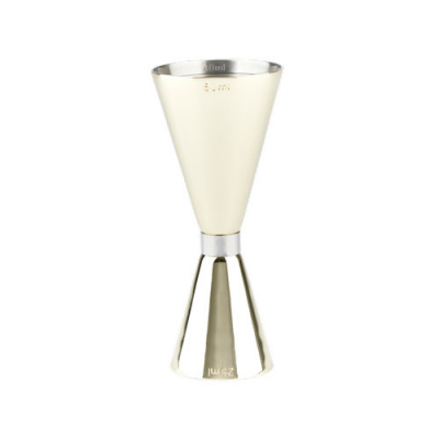 Jigger Slim Banded Gold 25/50ml