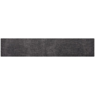 Modern Twist Linen Black Silicone Table Runner 35.6 x 182.9cm (14 x 72")