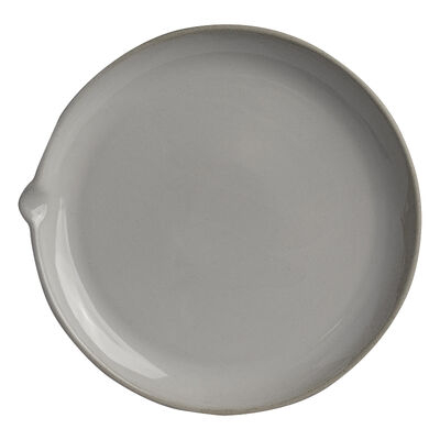 Gembrook White Plate w spout 26.35cm (10.35Inch) x 25.5cm (10Inch)