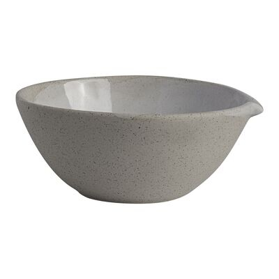 Gembrook White Bowl w spout 12.7cm (5"), 31.05cl (10.5oz)