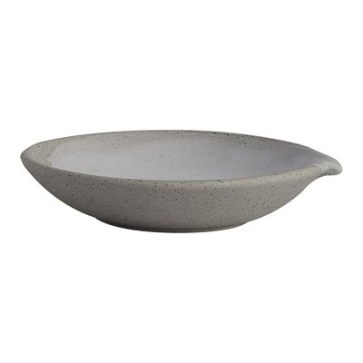 Gembrook White Dish With Spout 12.7 x 11.75 x 2.5cm 10.65cl (5 x 4 5/8 x 1Inch 3 3/4oz)