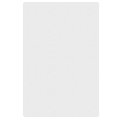 Chopping Board High Density White 18x12x0.5Inch