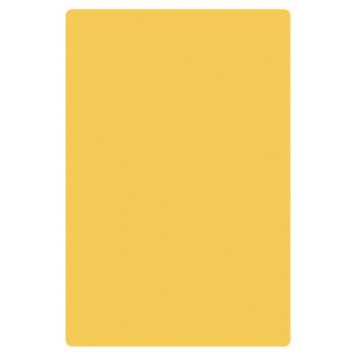 Chopping Board High Density Yellow 18x12x0.5"