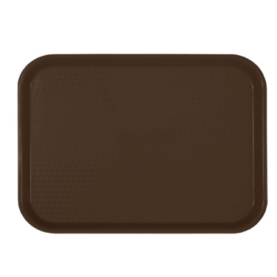 Fast Food Tray Polypropylene Brown 13.5x10.5"/345x265mm