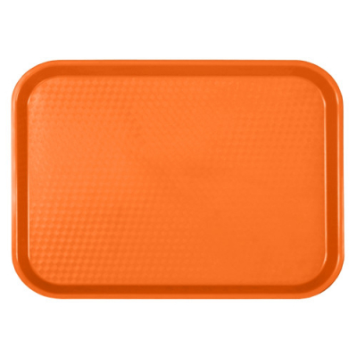 Fast Food Tray Polypropylene Orange 16x12Inch/415x305mm