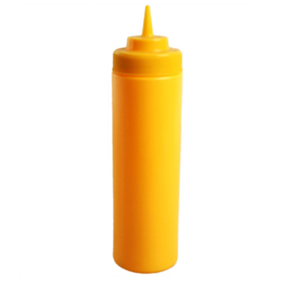 Squeeze Sauce Bottle Wide Neck Yellow 24oz (71cl)