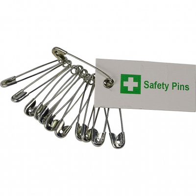 HypaBand Safety Pins x12