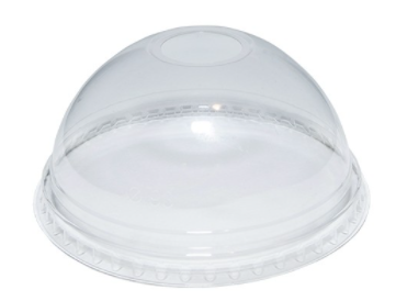 Domed Lid Without Hole rPET 8oz/10oz/12oz x1000