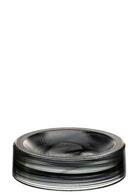 Hollow Black Bowl 6" (15cm) x 1.5" (4cm)