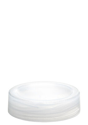 Hollow White Bowl 6" (15cm) x 1.5" (4cm)
