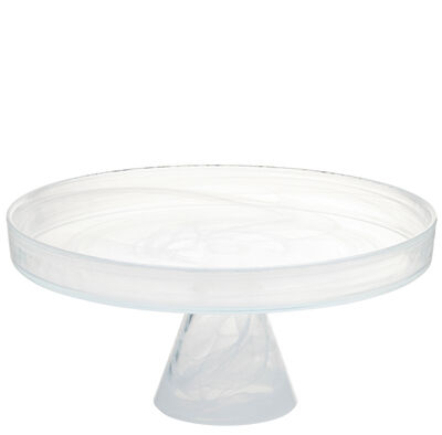 Asos White Footed Plate 11" (28cm) x 5.25" (13cm)