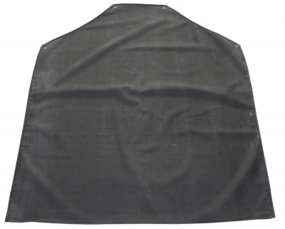 Rubber Apron 42" X 36" Black (NO TIE)