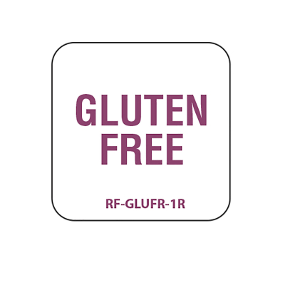 Allergen Gluten Free Label 25mm x500