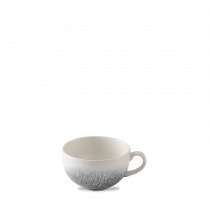 Churchill Super Vit Raku Quartz Black Cappuccino Cup 8oz