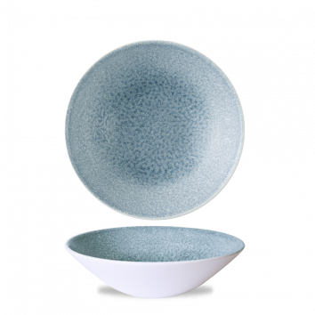 Churchill Super Vit Raku Topaz Blue Evolve Deep Coupe Bowl 8 2/3Inch