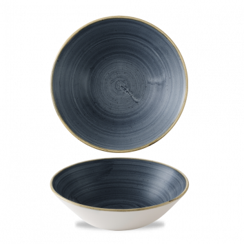 Churchill Super Vit Stonecast Blueberry Evolve Deep Coupe Bowl 8 2/3Inch