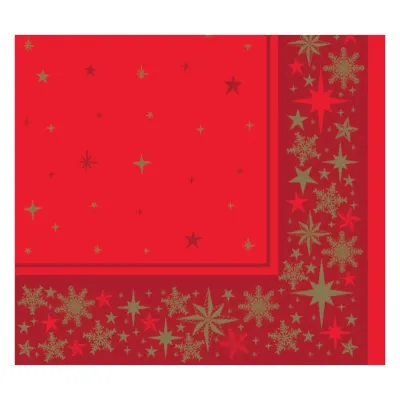 Swansoft Merry & Bright Napkin Red 40cm x500
