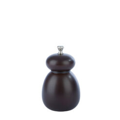 5Inch Brown Rubber Wood Pepper Mill