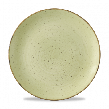 Churchill Super Vit Stonecast Raw Green Evolve Coupe Plate 11.25"