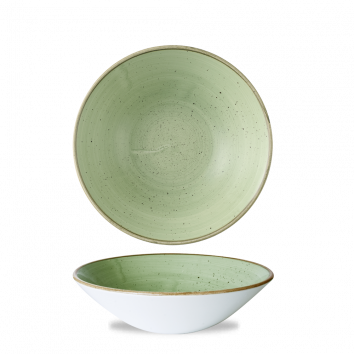 Churchill Super Vit Stonecast Sage Green Evolve Deep Coupe Bowl 8 2/3Inch