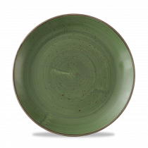 Churchill Super Vit Stonecast Sorrel Green Evolve Coupe Plate 10.25"