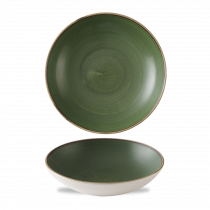 Churchill Super Vit Stonecast Sorrel Green Coupe Bowl 7.25Inch