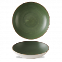 Churchill Super Vit Stonecast Sorrel Green Evolve Coupe Bowl 9.75Inch