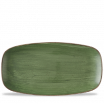 Churchill Super Vit Stonecast Sorrel Green Chefs Oblong Plate 13 7/8X7 3/8"