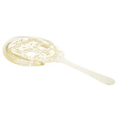 Skull Strainer Gold 220x97x17mm