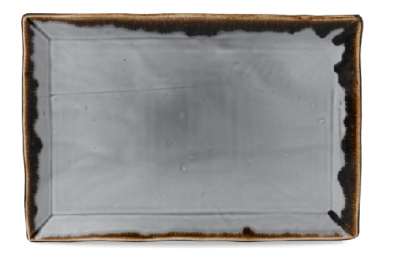 Dudson Harvest Grey  Rectangle Tray 13 1/2 X 9 1/8"