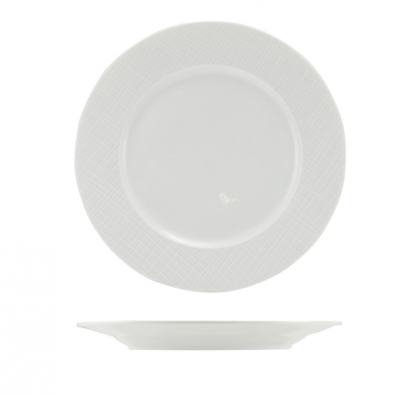 Incise Porcelain Lavara Winged Plate 20cm