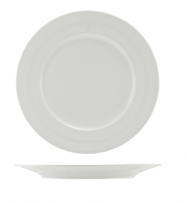 Incise Porcelain Solara Winged Plate 25.5cm