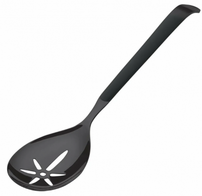 Buffet Slotted Serving Spoon (Black PVD)