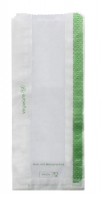 Glassine Bag With Natureflex Window 4x2x10" x1000