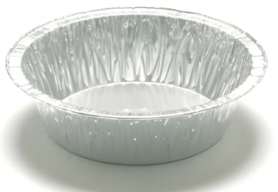 Foil Container - Round Foil Dish 270cc 34mm Deep x 50
